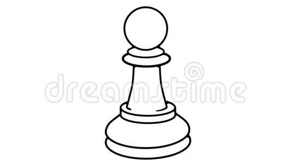 象棋典当白板动画4K镜头视频的预览图