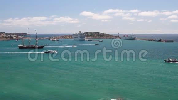 海港水域伊比萨西班牙视频的预览图
