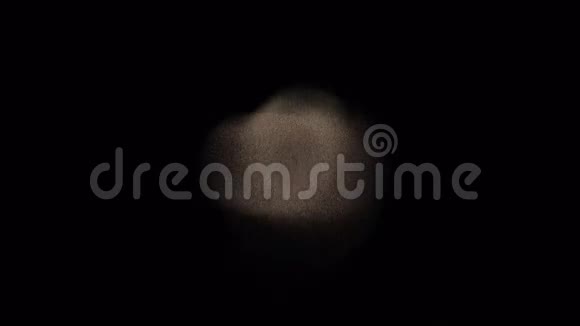 蜡烛形状的灯闪烁消失在黑色宏观视频视频的预览图