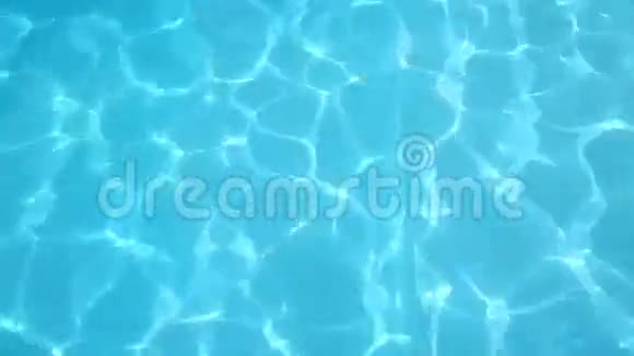 蓝水游泳池水质运动背景视频的预览图