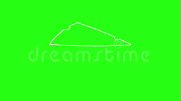 奶酪图标手绘动画绿色屏幕涂鸦视频的预览图