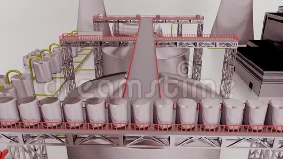 工业厂房3D模型视频的预览图