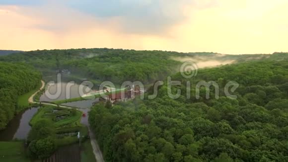 空中的雾乌克兰人视频的预览图