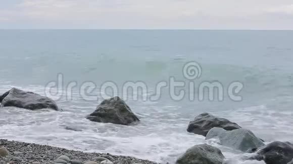 海浪的黑海视频的预览图