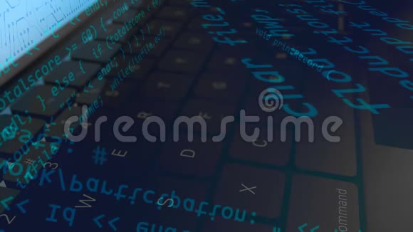 现代数字技术时代背景键盘视频的预览图