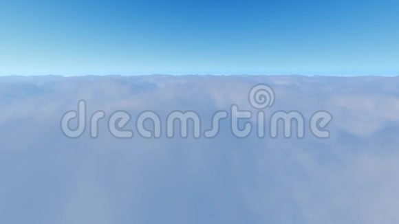 飞越白云和蓝天视频的预览图