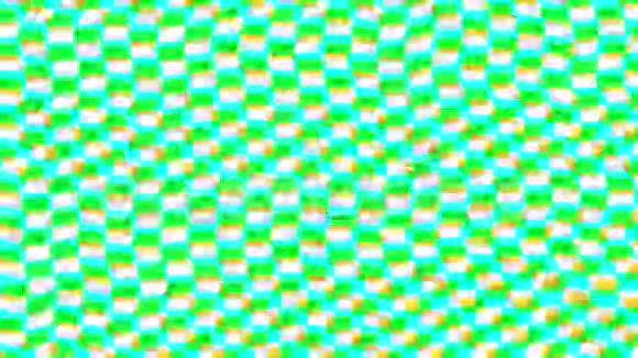 绿色和黄色新鲜停止运动动画方块抽象几何图案运动背景无缝环视频视频的预览图