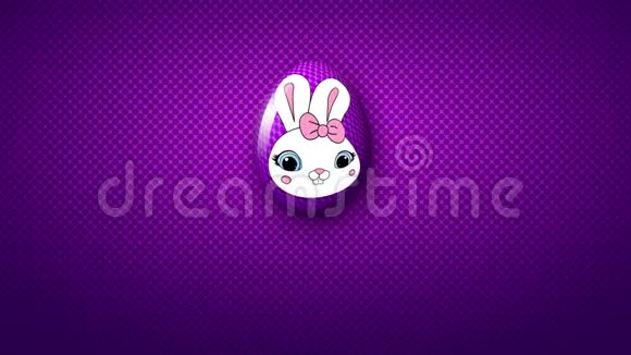 复活节快乐动画标题预告片30FPS点紫色紫色视频的预览图