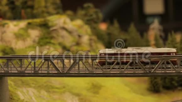 玩具火车铁路小镇焦点视频的预览图