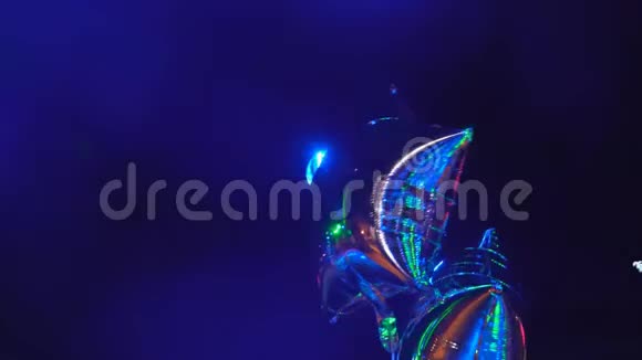 迪斯科灯光秀舞台灯光用激光视频的预览图