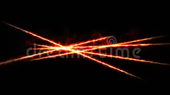 橙色光束循环动画背景动画的流动条纹的光视频的预览图