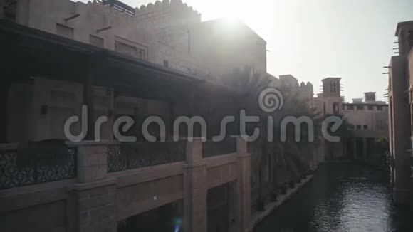 阿联酋2017年Madinatjumeirah建筑和景点视频的预览图