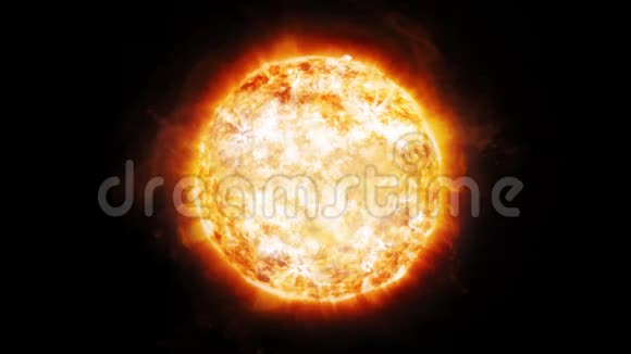 太阳和太阳风在太空中视频的预览图