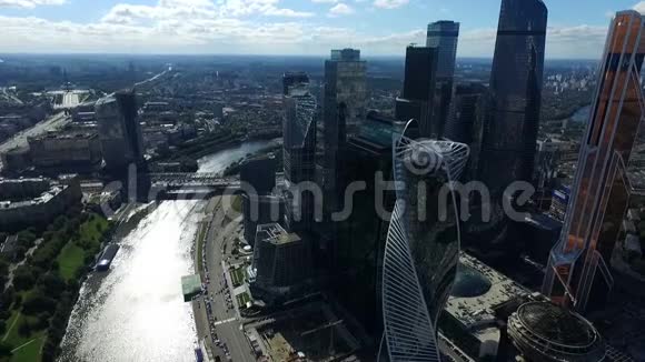 莫斯科市夏季全景视频的预览图