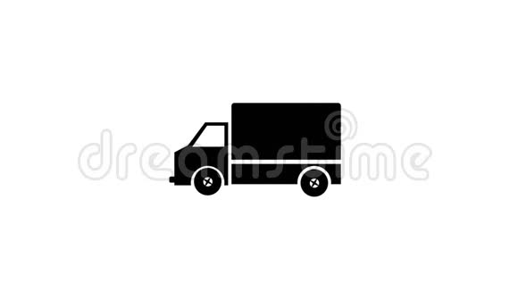 黑色卡车动画视频的预览图