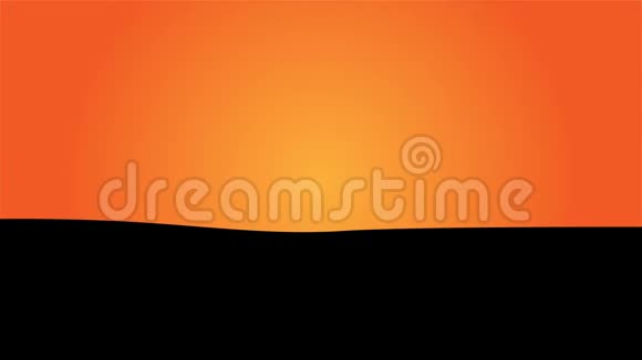 风景日落在山上视频的预览图