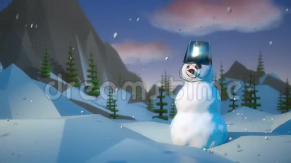 椿雪人三维动画视频的预览图