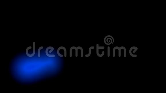 4K数字生成蓝色发光的美杜莎抽象背景视频的预览图