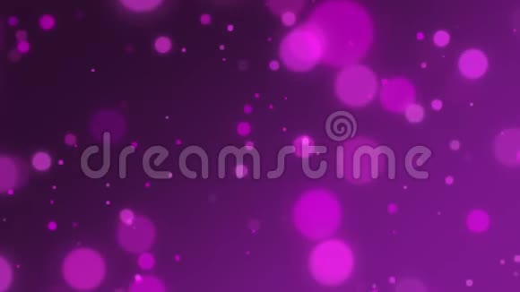 漂亮的紫色bokeh背景离焦模糊运动背景视频的预览图