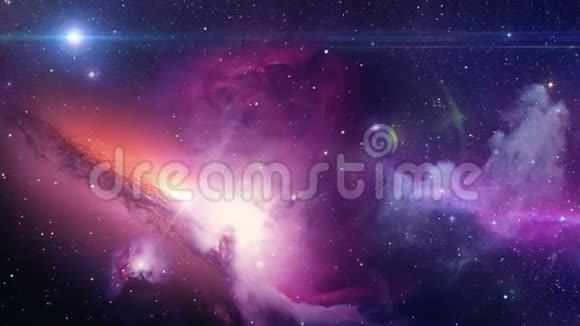 太空星系之旅星云宇宙变焦相机视频的预览图