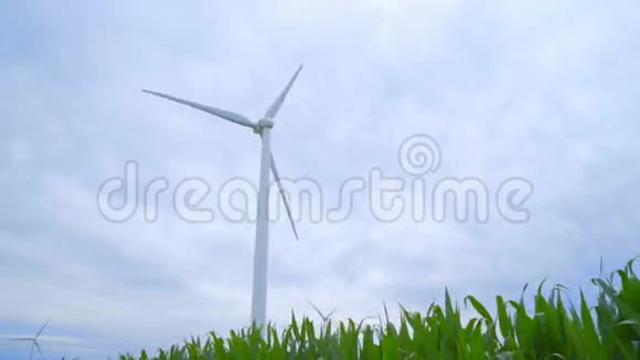 风力涡轮机逆天多利的风力发电机对抗云天视频的预览图