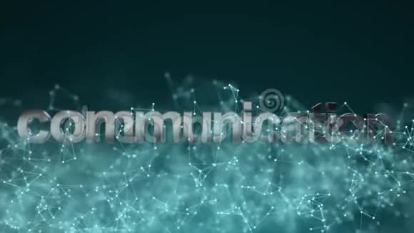 技术背景互联网连接全球网络内的通信视频的预览图