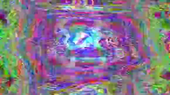 休闲动态网络朋克优雅的彩虹背景视频的预览图
