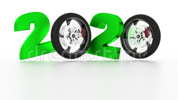 摩托车车轮2020设计无限旋转视频的预览图