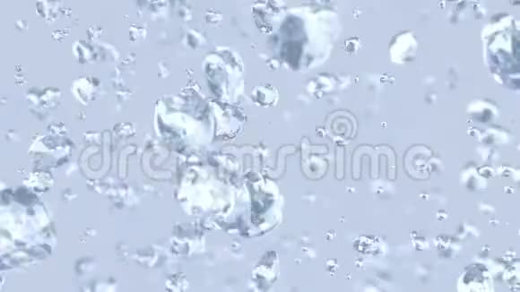 气泡向上循环背景视频的预览图