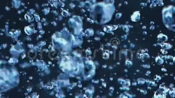 气泡向上循环背景视频的预览图