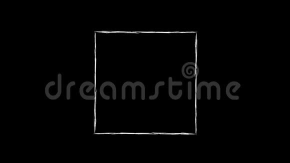 手工绘制方形形状循环动画视频的预览图