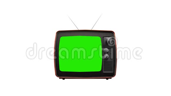 老式电视绿屏放大一个老式电视的绿色屏幕视频的预览图