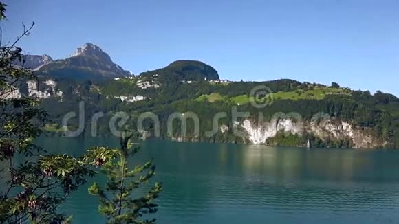 瑞士最美的湖泊厄纳西布鲁宁视频的预览图