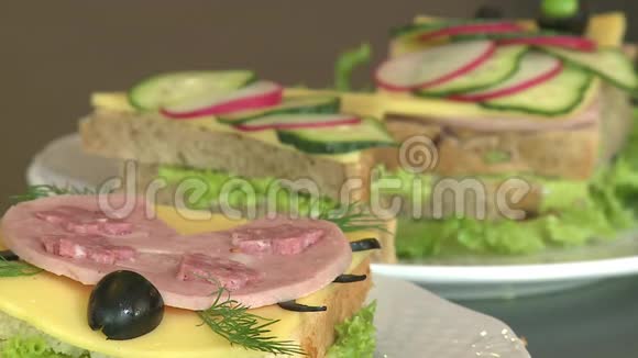 三明治用白面包做三明治视频的预览图