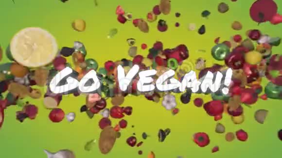素食水果和蔬菜说明素食和纯素饮食视频的预览图