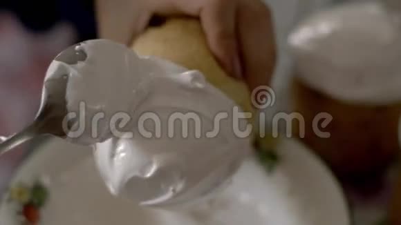 烤箱里的食物烤箱里的面包帕斯卡帕斯卡视频的预览图