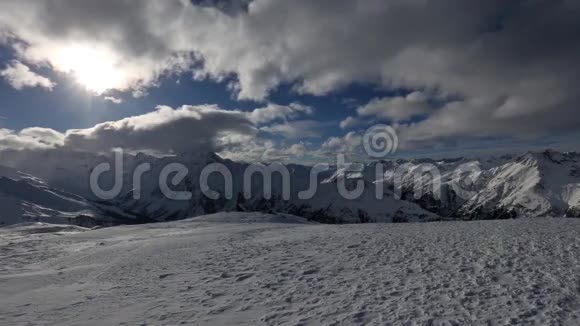 西尔维塔阿尔卑斯山冬季景观奥地利视频的预览图