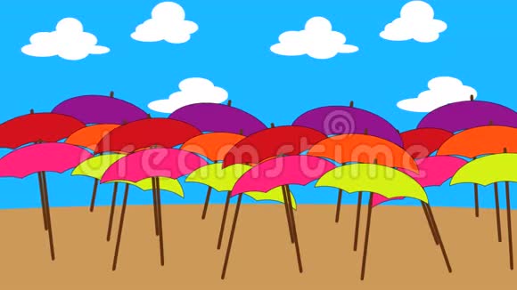 沙滩伞视频的预览图