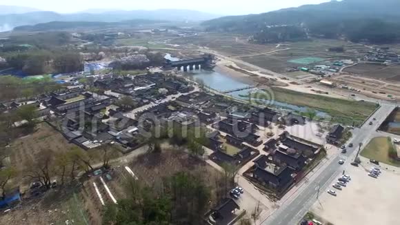 韩国庆州回乡传统村之春视频的预览图