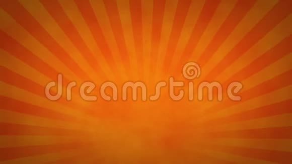 橙色和红色旋转太阳爆炸动画循环背景视频的预览图