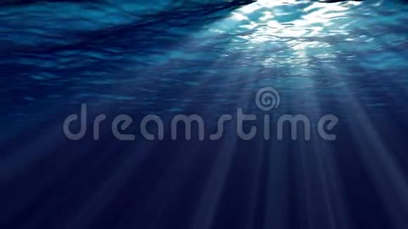 水下海浪动画海洋背景视频的预览图