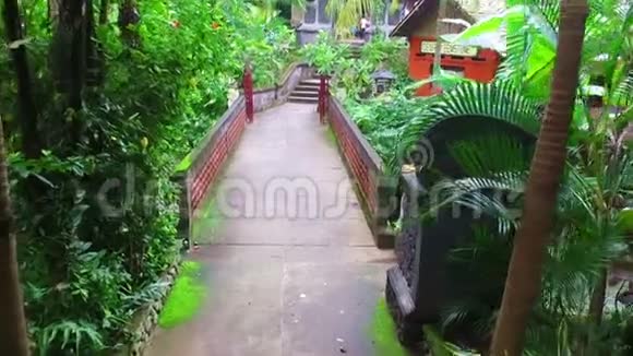 印度尼西亚巴厘岛PuraTirtaEmpul寺视频的预览图