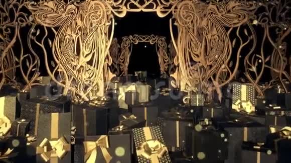 圣诞新艺术礼盒视频的预览图