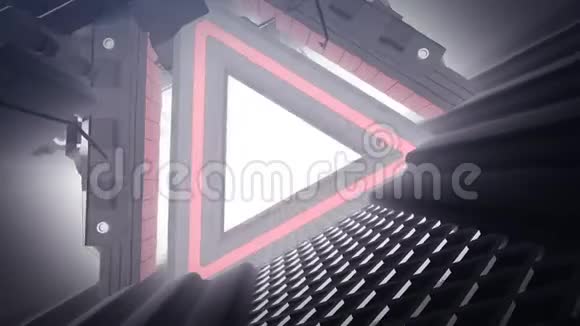 科幻隧道飞行动画背景视频的预览图
