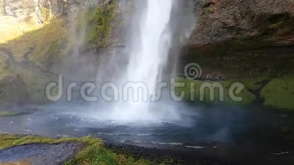 冰岛塞尔贾兰多福斯瀑布视频的预览图