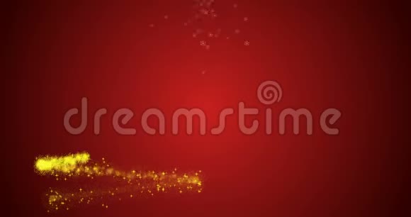 圣诞快乐新年快乐2020红色背景4K视频视频的预览图
