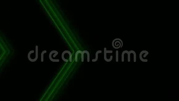 光事件绿色LED霓虹灯环VJ循环背景4k视频的预览图