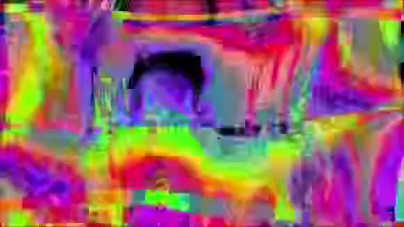 催眠小故障模仿耀斑闪闪发光的背景循环动画视频的预览图