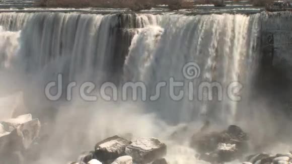 尼亚加拉瀑布从纽约的前景点视频的预览图
