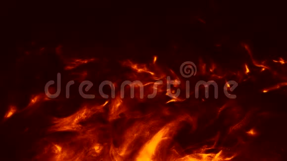 火焰覆盖燃烧虚空红橙火视频的预览图